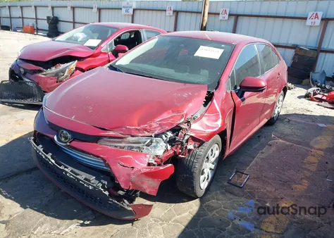 2022 Toyota Corolla Le из США, поврежденный, VIN 5YFEPMAE9NP331935